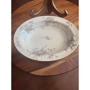 9" Oval Vegetable Bowl Apple Blossom (New York) by Haviland